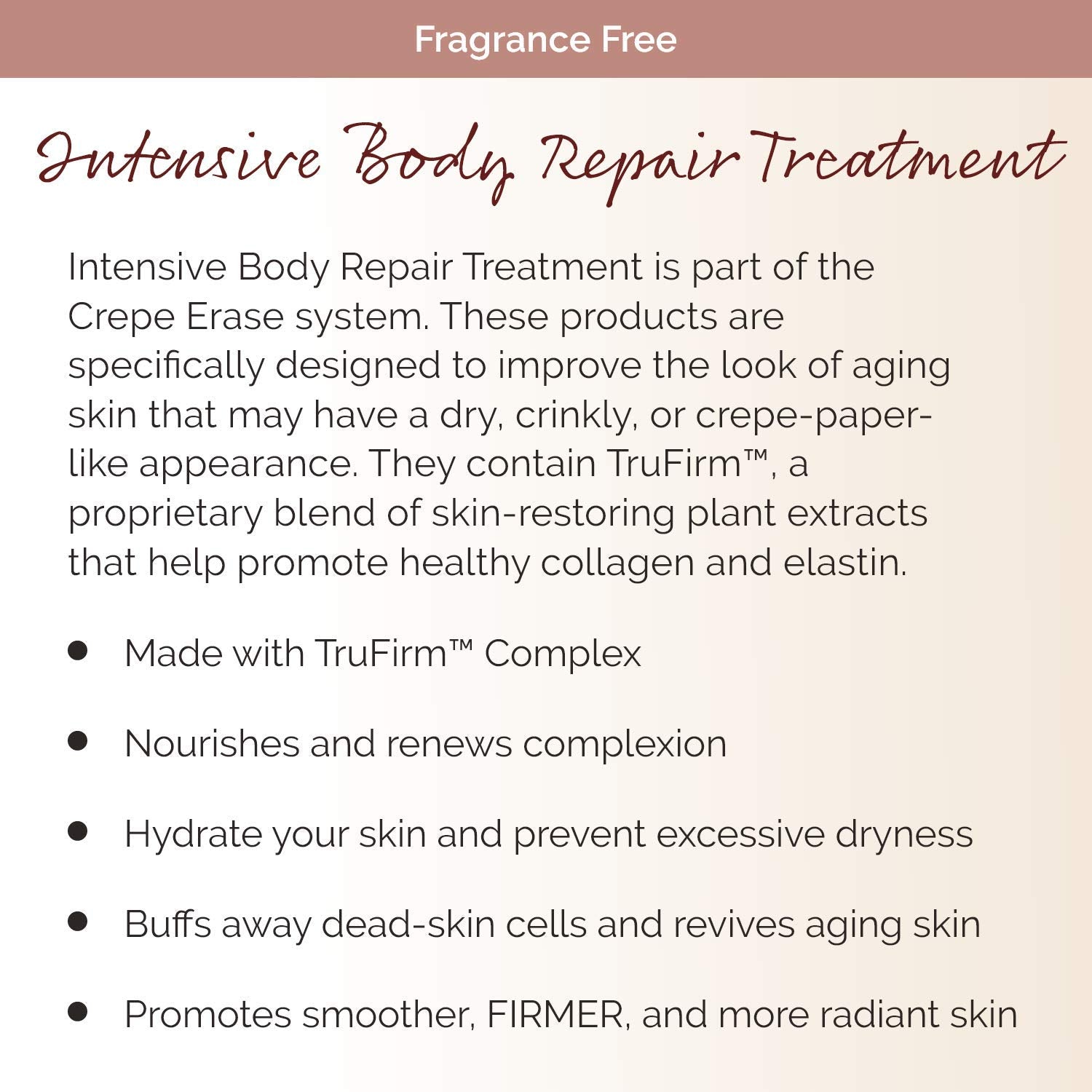 Crepe Erase Intensive Body Repair Treatment with TruFirm Complex
