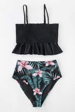 
                        
                          Muat gambar ke penampil Galeri, CUPSHE Women's High Waist Bikini Swimsuit Ruffle Smock Floral Print Two Piece Bathing Suit
                        
                      