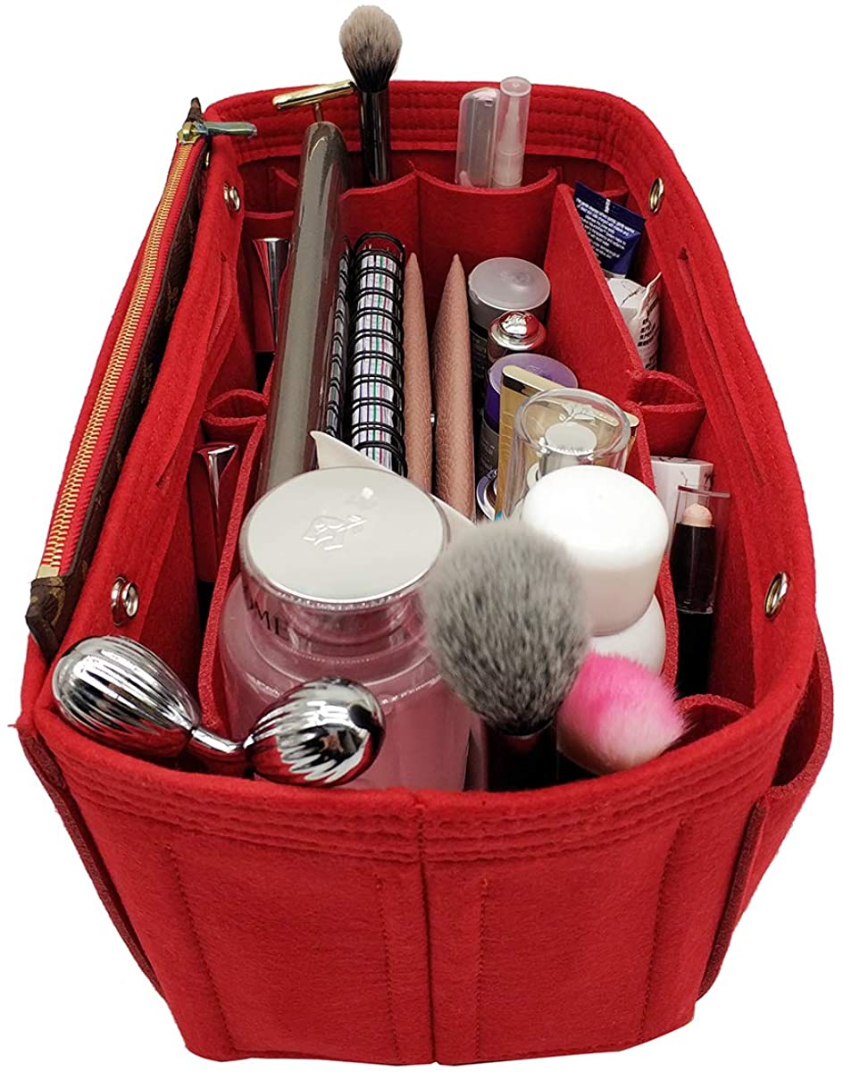 Felt Purse Organizer Insert Bag organizer Multi Pocket Bag in Bag Organizer Shaper