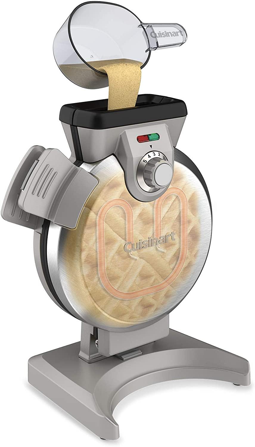 Cuisinart WAF-V100 Waffle Iron, Single, Silver - JOY2ESpree