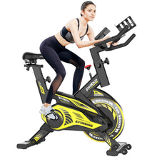 
                        
                          Cargar imagen en el visor de la galería, Pooboo Indoor Cycling Bike Belt Drive Exercise Bike Stationary with Comfortable Seat Cushion, Tablet Holder and LCD Monitor for Home Workout - JOY2ESpree
                        
                      