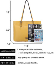 
                        
                          Cargar imagen en el visor de la galería, K.EYRE Women's Soft Faux Leather Tote Bag Purse Handbags Wallet Tote Shoulder Bag Purse Large Capacity
                        
                      