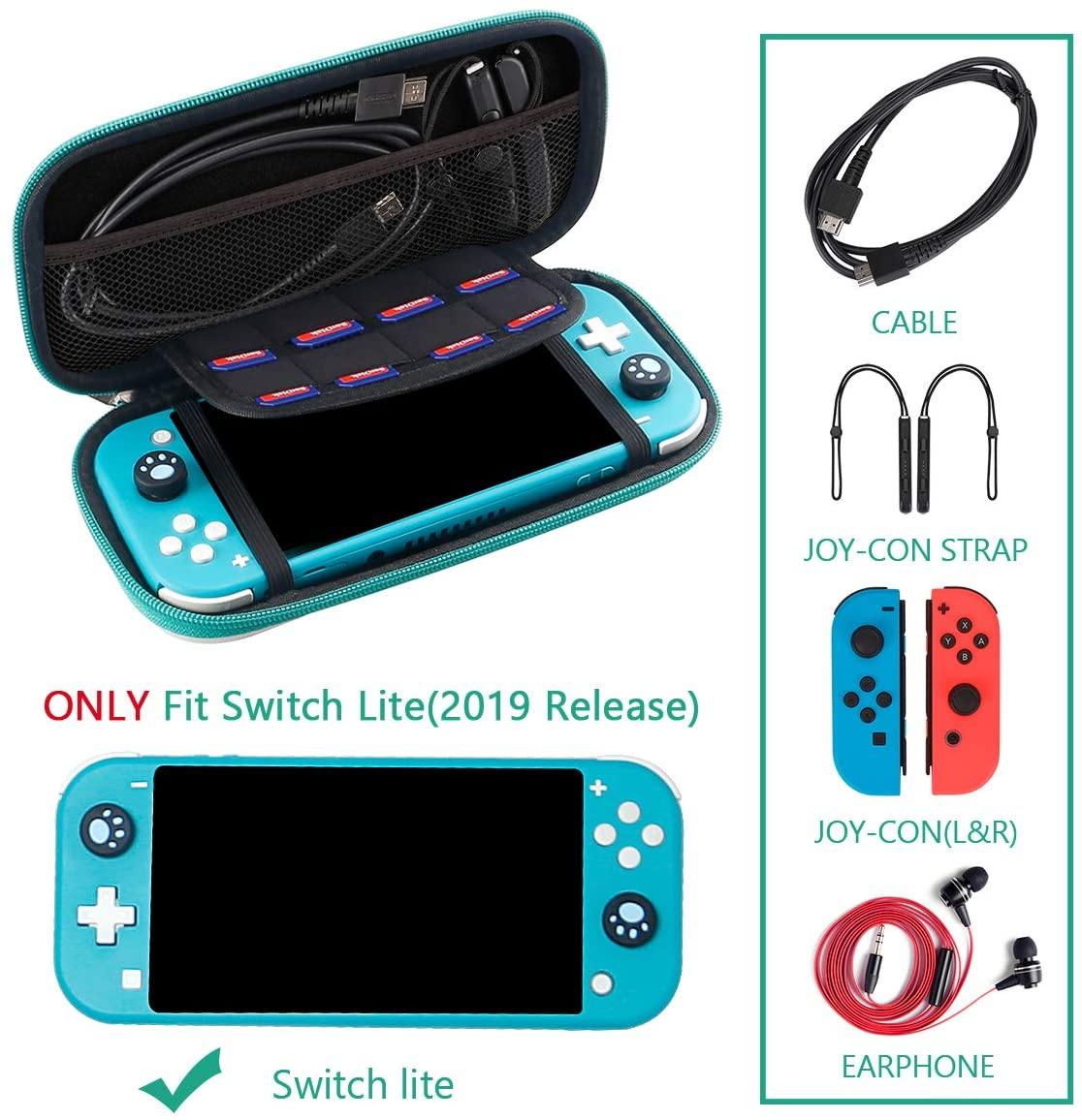 Carrying Case for Nintendo Switch,Travel Carry Cover Hard Shell Storage for Leaf Crossing NS Console and Accessories - JOY2ESpree