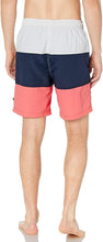 
                        
                          画像をギャラリービューアに読み込む, Nautica Men's Quick Dry Classic Logo Tri-Block Series Swim Trunk - JOY2ESpree
                        
                      