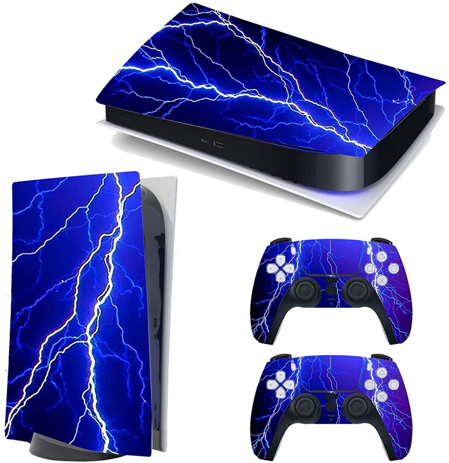 gotor Vinyl Sticker Pattern Decals Skin for PS5 Playstation 5 Console and 2 Controllers Skins (Playstation 5, Type-M) - JOY2ESpree