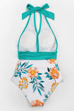 
                        
                          Load image into Gallery viewer, CUPSHE Women's One Piece Swimsuit Halter Plunge Neck Ruched Tummy Control Bathing Suits
                        
                      