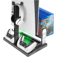 
                        
                          Load image into Gallery viewer, PS5 Stand Cooling Fan Station for Playstation 5/PS5 Digital Edition - JOY2ESpree
                        
                      