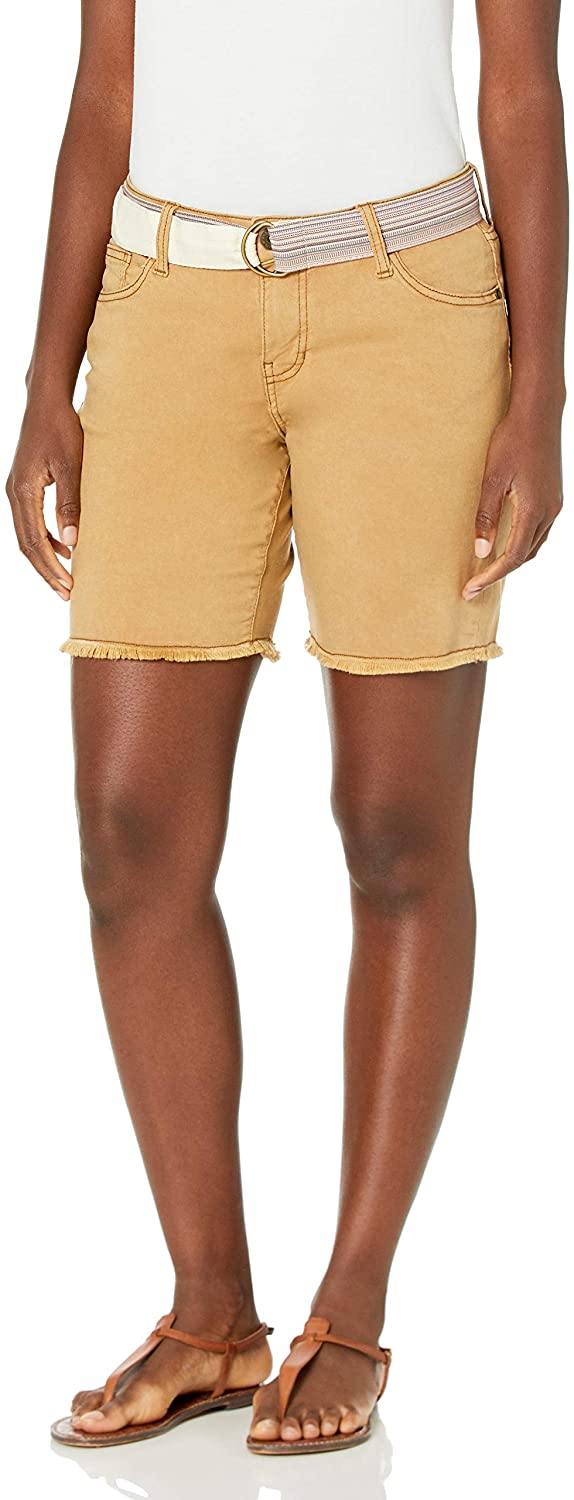 Jag Jeans Women's Demi 8" Belted Boyfriend Short
