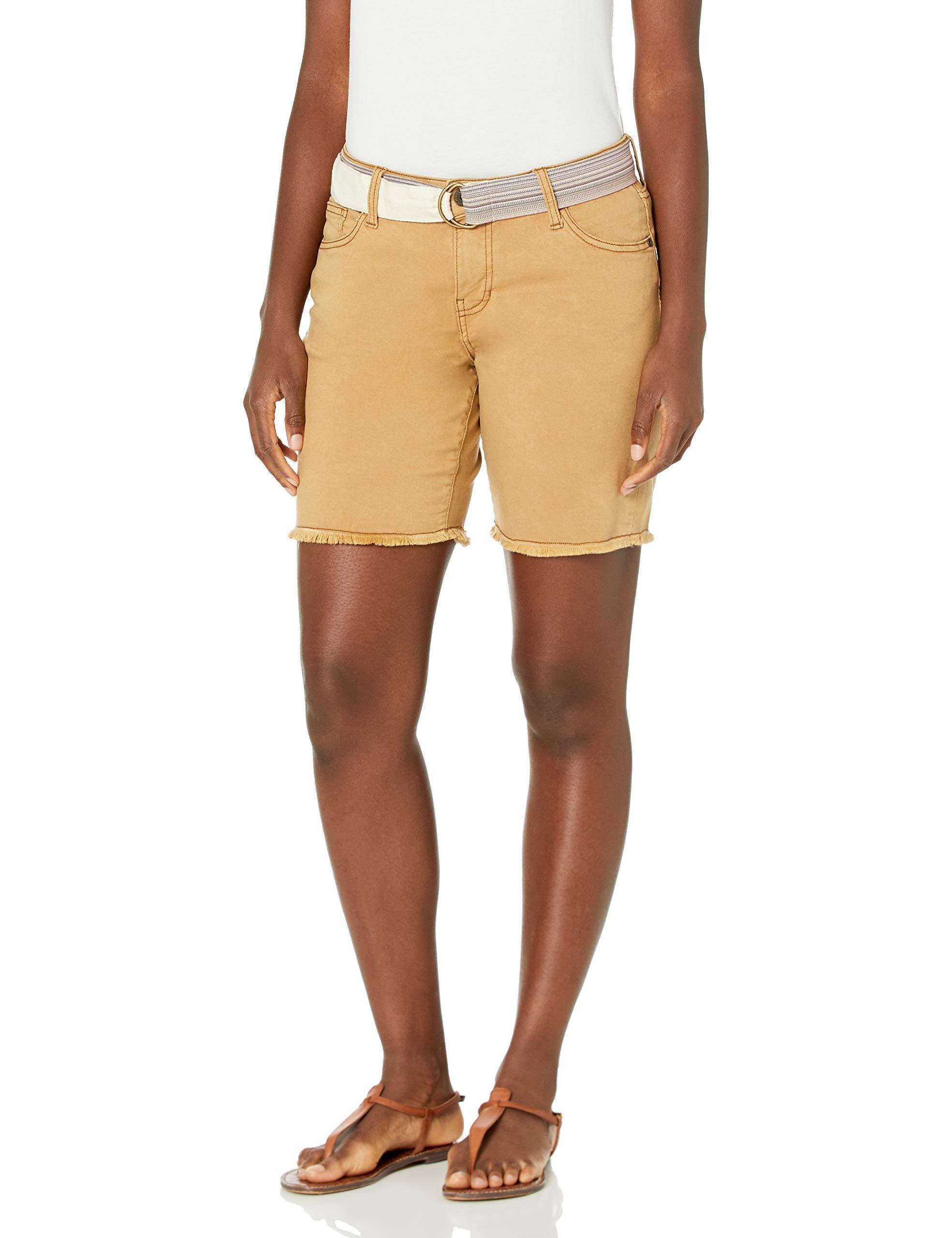 Jag Jeans Women's Demi 8" Belted Boyfriend Short
