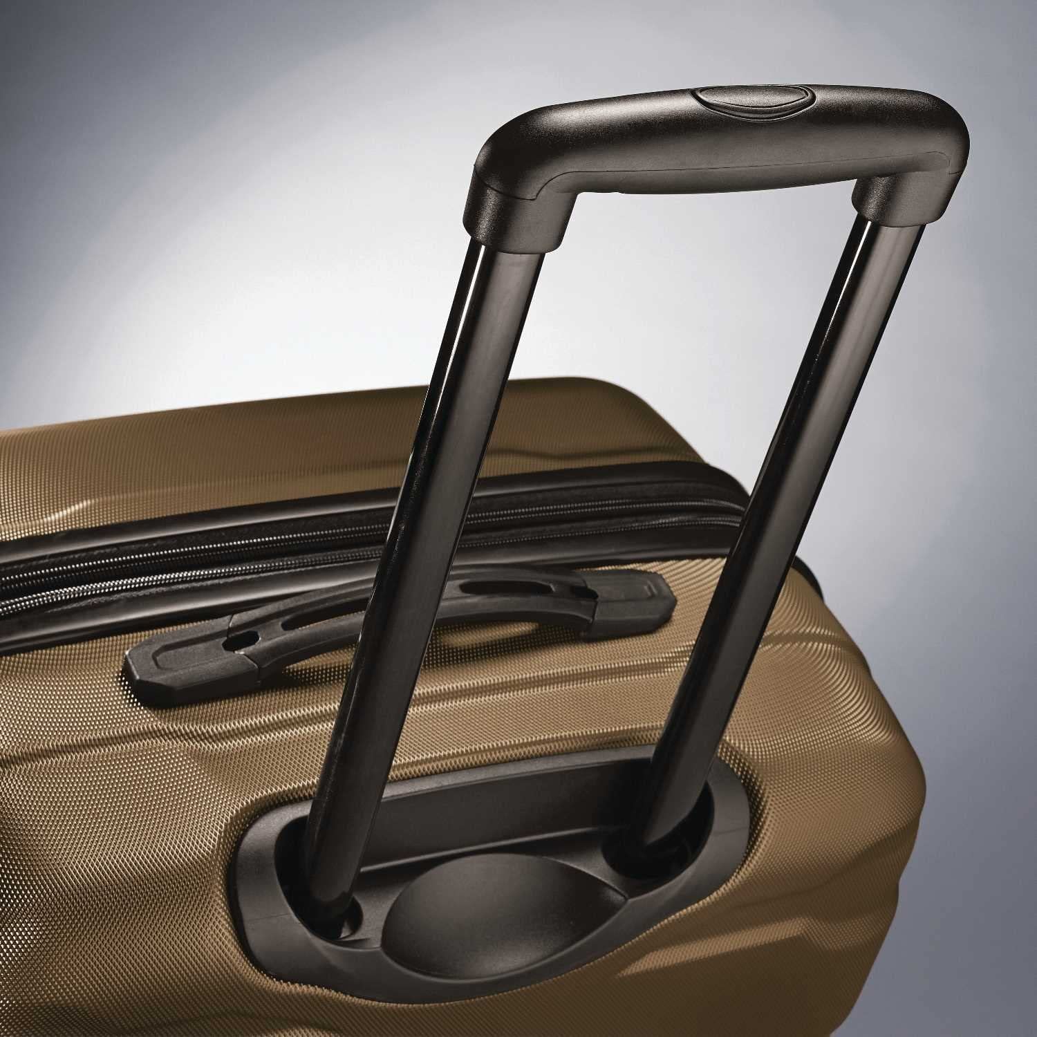 Samsonite Omni PC Hardside Expandable Luggage with Spinner Wheels, Black, Carry-On 20-Inch