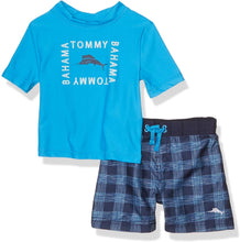 
                        
                          Load image into Gallery viewer, Tommy Bahama Boys' Rashguard and Trunks Swimsuit Set
                        
                      