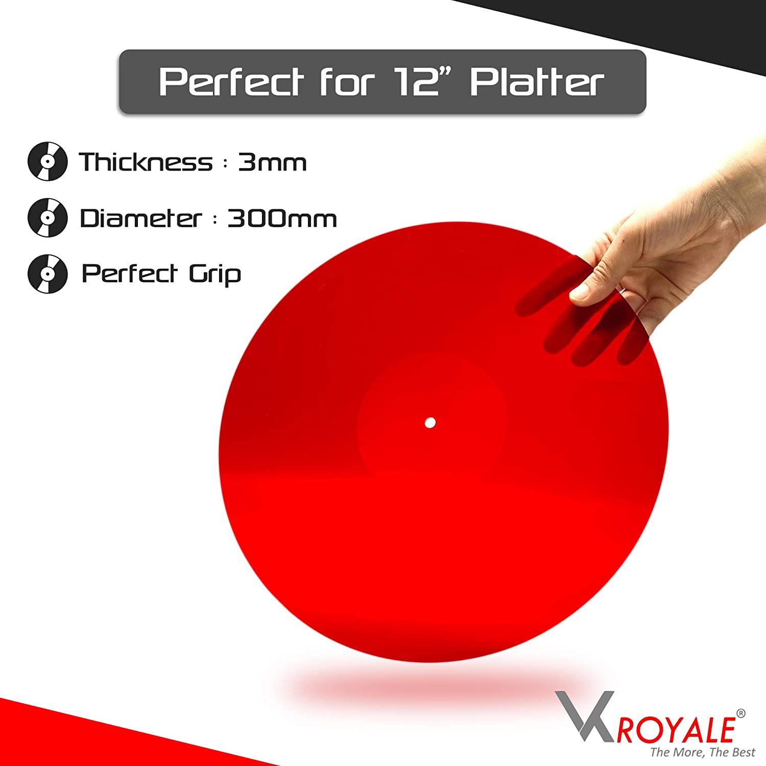 VK ROYALE - Acrylic Turntable Slipmat Yellow - JOY2ESpree