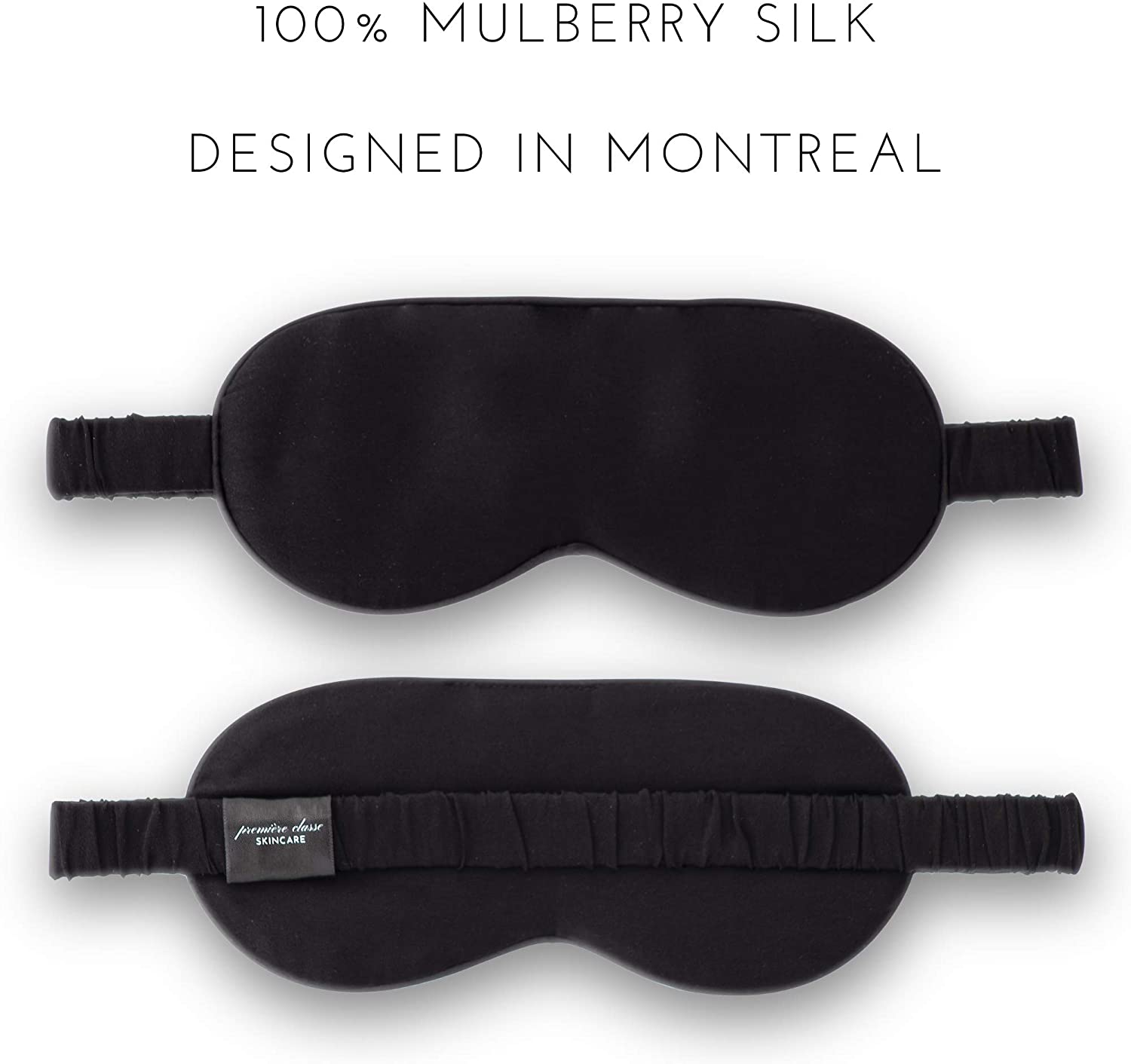 Silk Dreams Sleeping Mask with Pouch - Blackout Night Sleep Mask