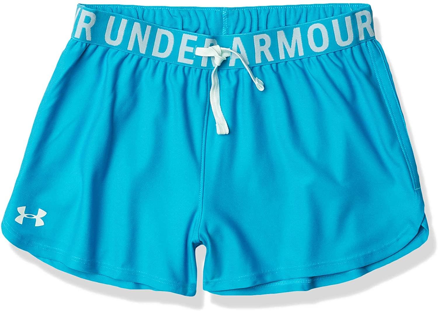 Under Armour Girls' Play Up Solid Workout Gym Shorts