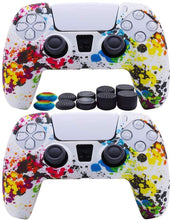 
                        
                          Load image into Gallery viewer, 2pcs PS5 Controller Skin Silicone Soft Case - JOY2ESpree
                        
                      