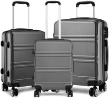 
                        
                          將圖片載入圖庫檢視器 Kono 3 Pieces Luggage Set Hard Shell with Spinner Wheels Lightweight Rolling Suitcases Set with YKK Dual Zipper TSA Lock for Travel (Grey)
                        
                      