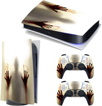 
                        
                          Load image into Gallery viewer, gotor Vinyl Sticker Pattern Decals Skin for PS5 Playstation 5 Console and 2 Controllers Skins (Playstation 5, Type-M) - JOY2ESpree
                        
                      