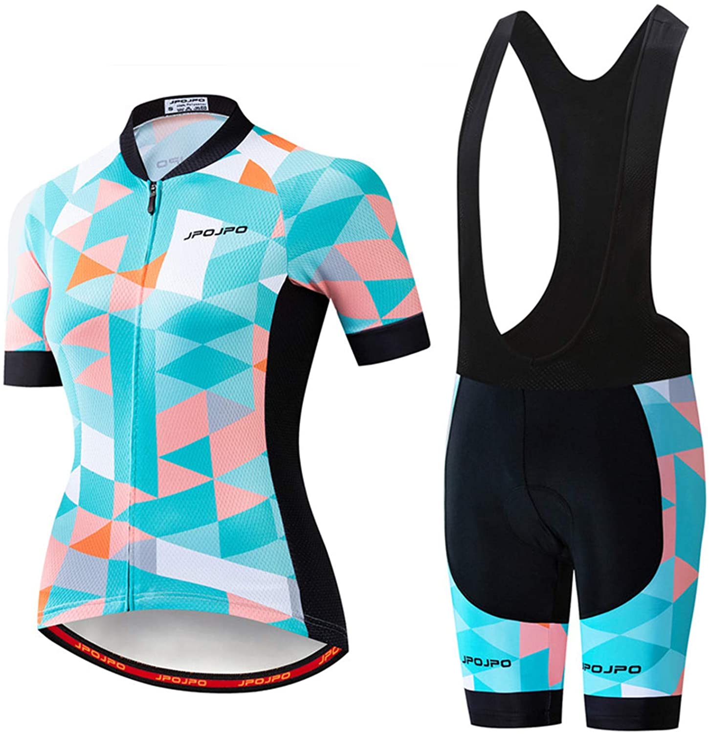 Women's Cycling Clothing Short Sleeve Bike Jersey Sets Bib Shorts Summer Cycling Sets Reflective