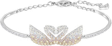
                        
                          Load image into Gallery viewer, SWAROVSKI Women's Iconic Swan Crystal Jewelry Collection, Rhodium Finish - JOY2ESpree
                        
                      