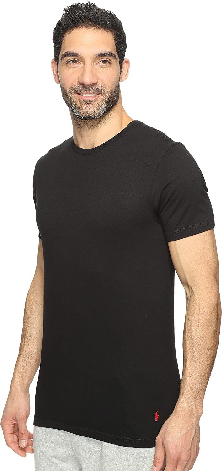 Polo Ralph Lauren Men's Classic Crew Neck Undershirts 3-Pack
