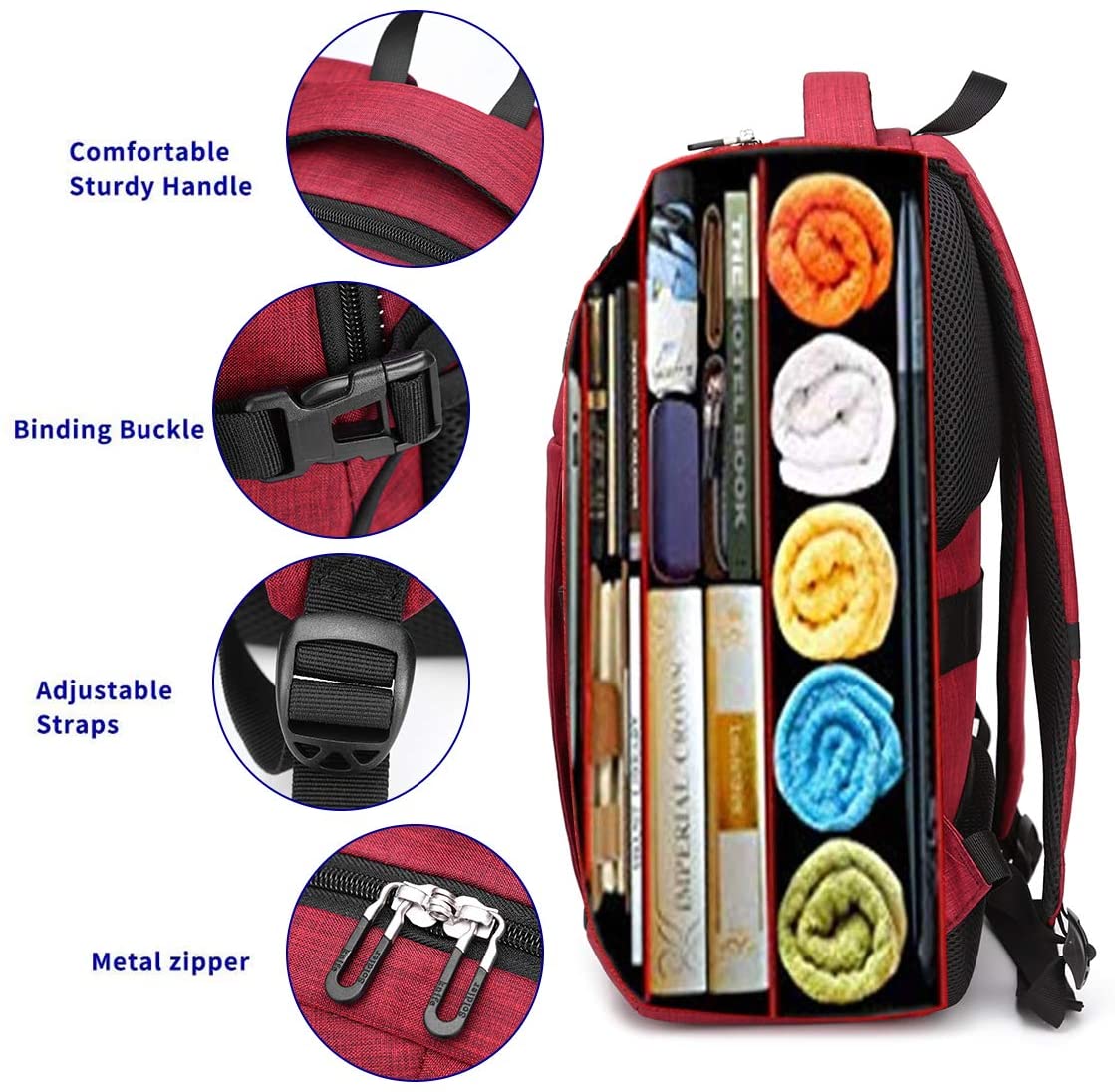 SHRRADOO Durable Anti Theft Laptop Backpack Travel Backpacks Bookbag