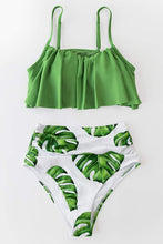 
                        
                          Muat gambar ke penampil Galeri, CUPSHE Women's High Waisted Falbala Bikini Set
                        
                      