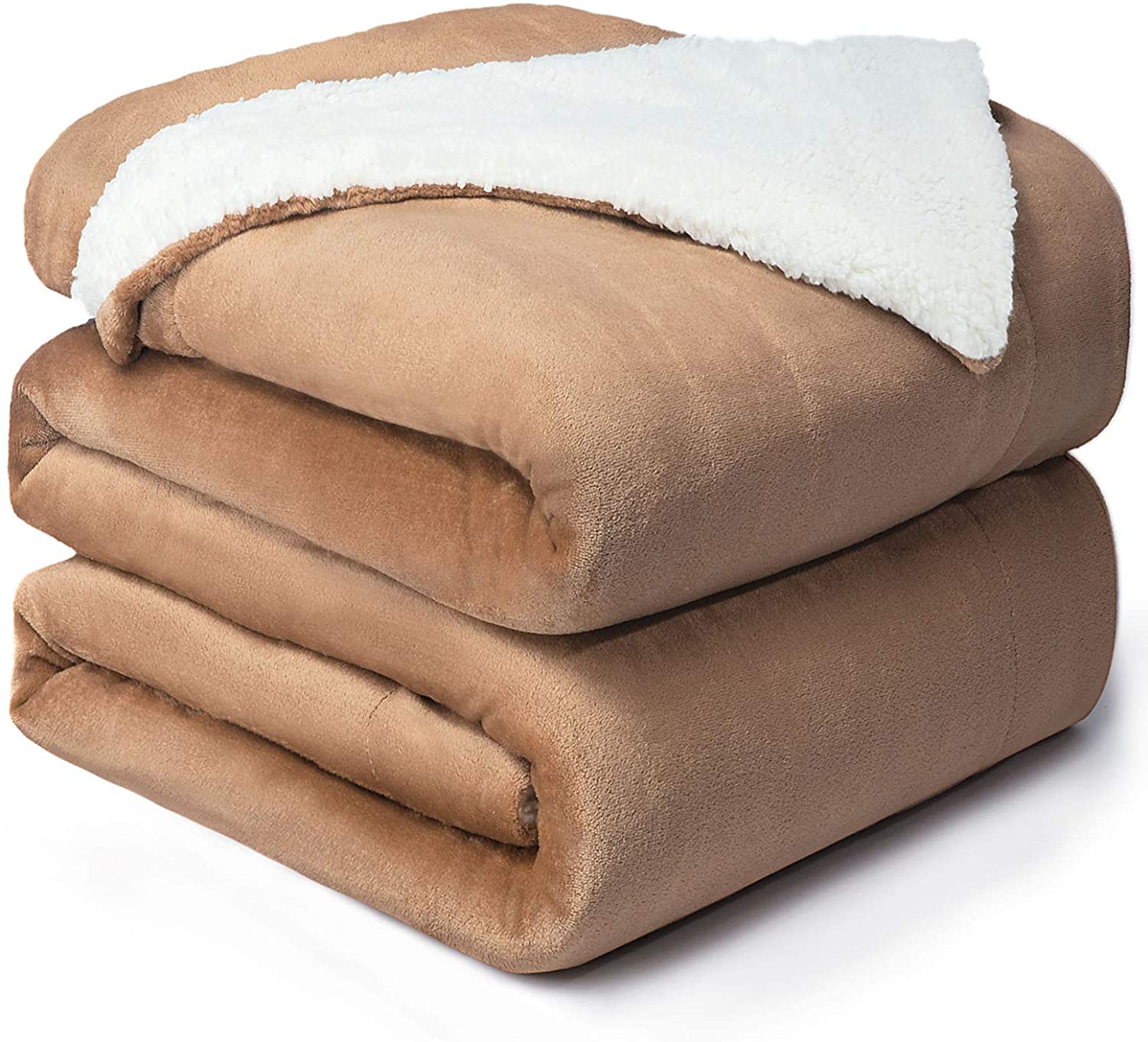 Bedsure Sherpa Fleece Blanket Throw Size Navy Lightweight Super Soft Cozy Luxury Bed Blanket Microfiber