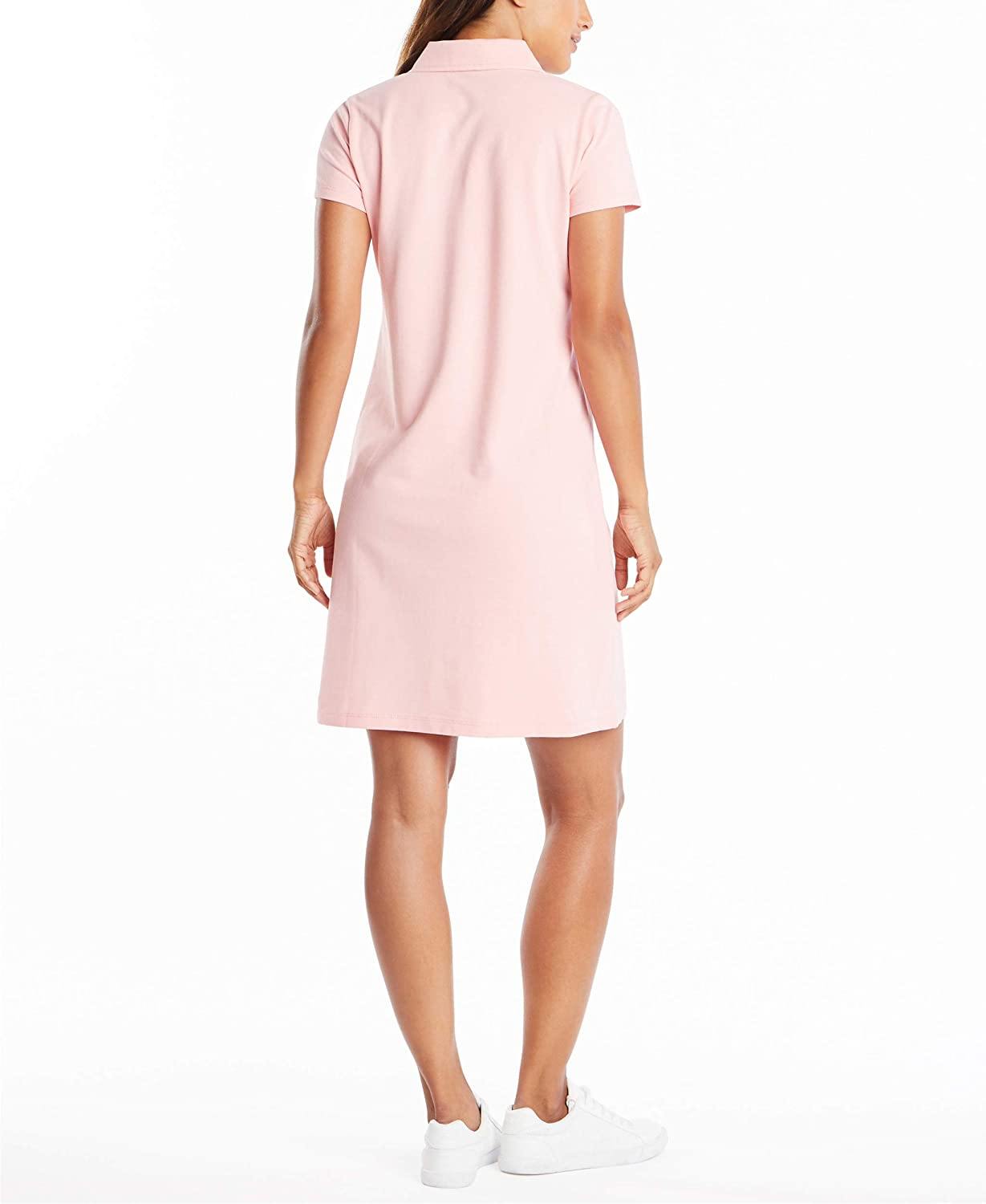 Nautica Women's Easy Classic Short Sleeve Stretch Cotton Polo Dress - JOY2ESpree
