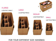 
                        
                          Load image into Gallery viewer, Vercord Felt Purse Organizer Handbag Insert Liner Shaper Bag in Bags for Speedy Neverfull Tote
                        
                      