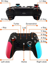 
                        
                          Muat gambar ke penampil Galeri, Wireless Switch Pro Controller for Nintendo Switch with Adjustable Turbo Function - JOY2ESpree
                        
                      