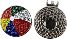 
                        
                          Cargar imagen en el visor de la galería, DA VINCI Magnetic Golf Hat Clip with 1 Inch Bling Metal Golf Ball Marker - JOY2ESpree
                        
                      