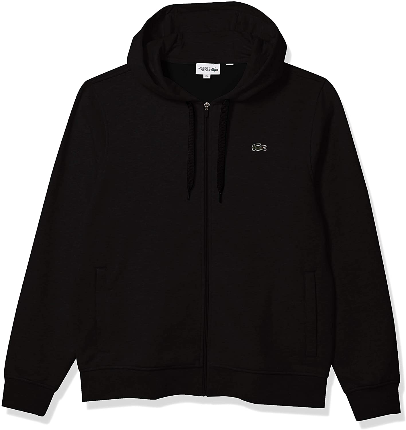 Lacoste Mens Sport Long Sleeve Fleece Full Zip Hoodie Sweatshirt