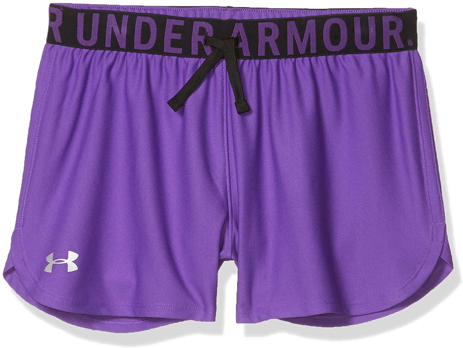 Under Armour Girls' Play Up Solid Workout Gym Shorts
