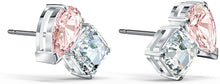 
                        
                          Load image into Gallery viewer, SWAROVSKI Women's Attract Soul Jewelry Collection, Rhodium Finish, Pink Crystals - JOY2ESpree
                        
                      