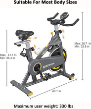 
                        
                          將圖片載入圖庫檢視器 VIGBODY Exercise Bike Indoor Cycling Bike Adjustable Stationary Bicycle - JOY2ESpree
                        
                      