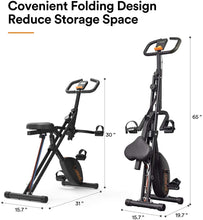 
                        
                          Muat gambar ke penampil Galeri, UREVO Stationary Exercise Bike Foldable 3 in 1 Magnetic Upright Bike Indoor Cycling Bike Squat Machine Row - JOY2ESpree
                        
                      