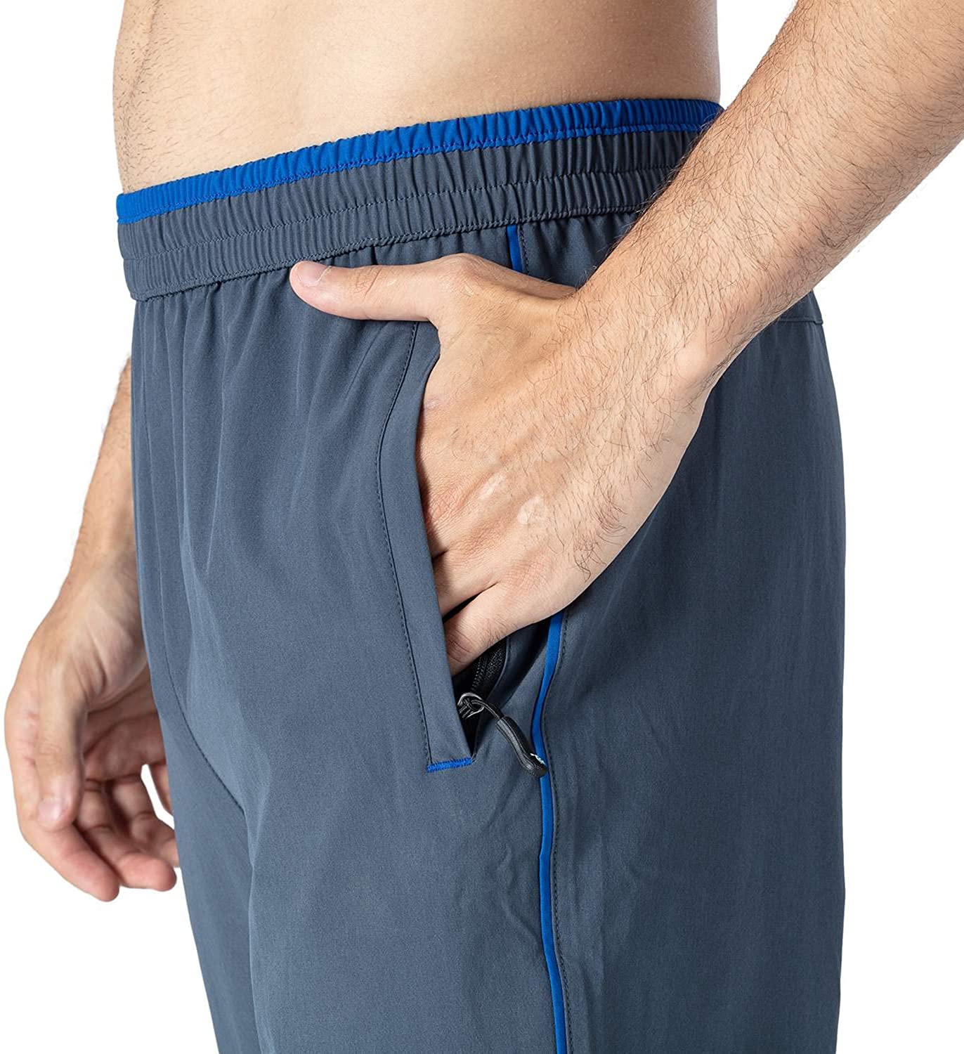 Rdruko Men's Jogger Casual Pants Lightweight Breathable Quick Dry Hiking Running Outdoor Sports Pants
