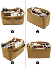 
                        
                          Cargar imagen en el visor de la galería, Felt Purse Bag Organizer Insert with zipper Bag Tote Shaper Fit Speedy Neverfull MM GM
                        
                      