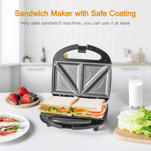 
                        
                          Cargar imagen en el visor de la galería, OSTBA Sandwich Maker, Toaster and Electric Panini Press with Non-stick plates, LED Indicator Lights, Cool Touch Handle, Black - JOY2ESpree
                        
                      