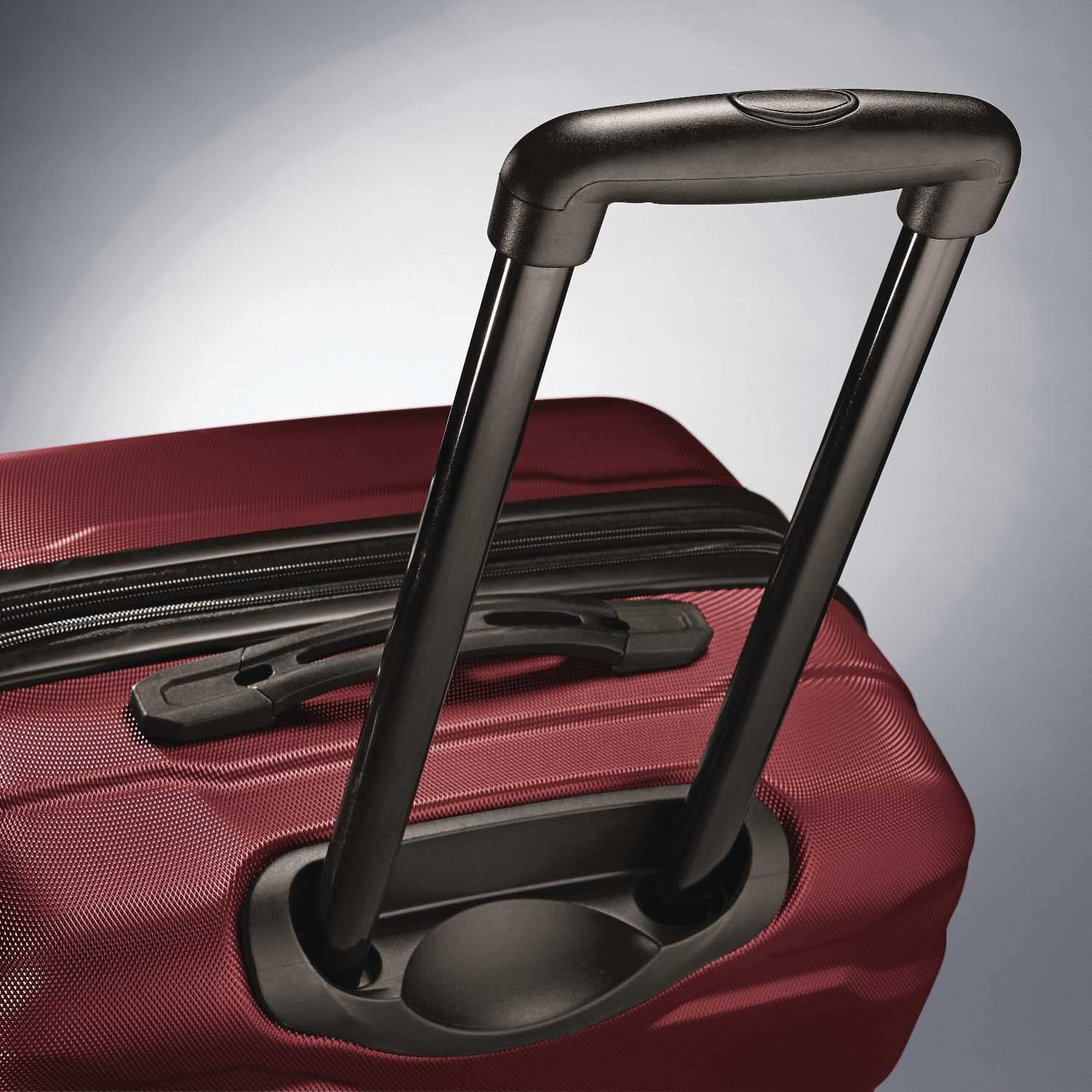 Samsonite Omni PC Hardside Expandable Luggage with Spinner Wheels, Black, Carry-On 20-Inch