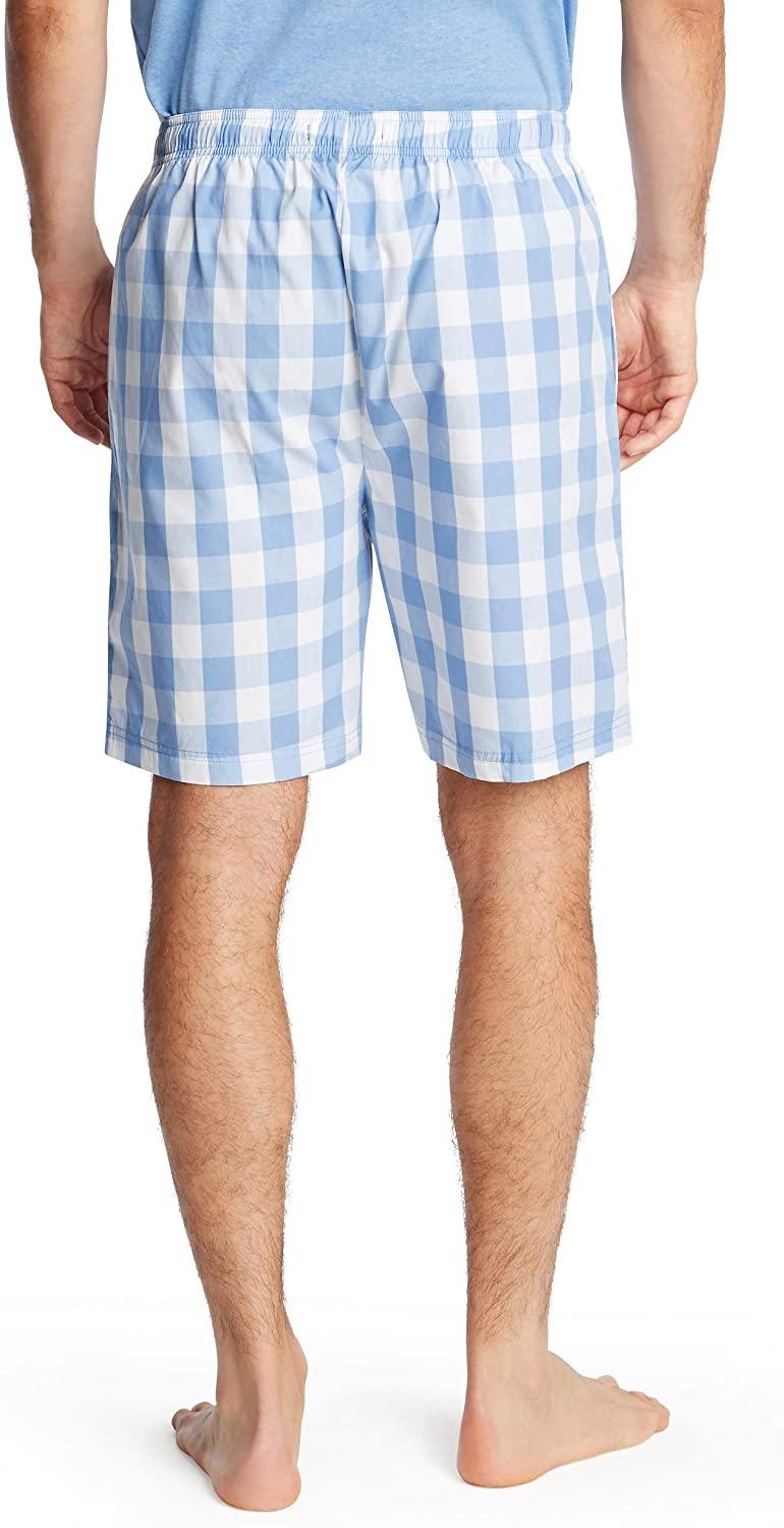 Nautica Men's Soft Woven 100% Cotton Elastic Waistband Sleep Pajama Short - JOY2ESpree