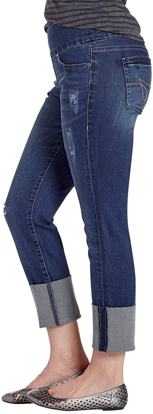 Jag Jeans Women's Lewis Straight Cuffed Pull on Jean