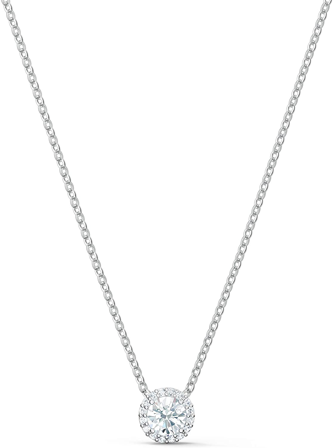 Swarovski Angelic Pendant with Circular Clear Crystal - JOY2ESpree