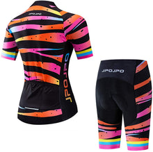 
                        
                          Muat gambar ke penampil Galeri, Women's Cycling Clothing Short Sleeve Bike Jersey Sets Bib Shorts Summer Cycling Sets Reflective
                        
                      