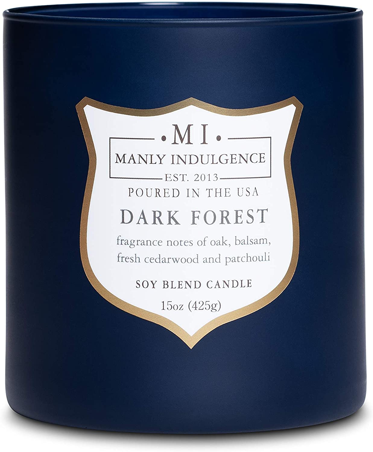 Manly Indulgence Sea Salt & Ginger Scented Jar Candle, 15 Oz, White