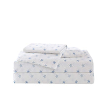 
                        
                          Muat gambar ke penampil Galeri, Tommy Bahama | Starfish Treasure Collection | Bed Sheet Set - Crisp &amp; Cool 100% Washed Cotton Lightweight Bedding, Queen, Blue
                        
                      