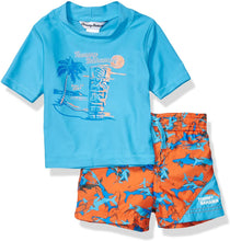 
                        
                          Load image into Gallery viewer, Tommy Bahama Boys' Rashguard and Trunks Swimsuit Set
                        
                      