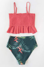 
                        
                          Muat gambar ke penampil Galeri, CUPSHE Women's High Waist Bikini Swimsuit Ruffle Smock Floral Print Two Piece Bathing Suit
                        
                      