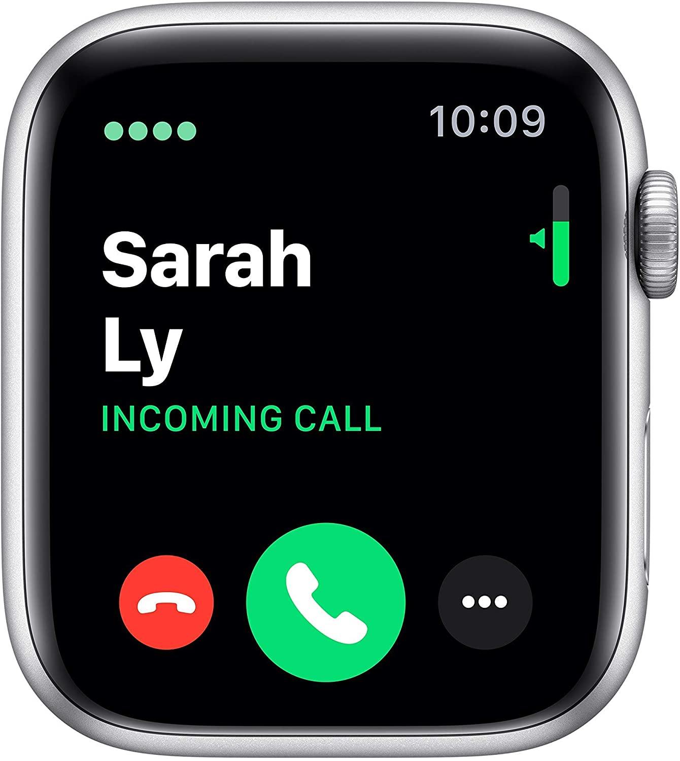 Apple Watch Series 5 (GPS + Cellular, 40MM) - Gold Aluminum Case with Pink Sand Sport Band (Renewed) - JOY2ESpree