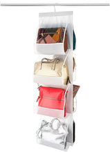 
                        
                          Cargar imagen en el visor de la galería, Zober Hanging Purse Organizer For Closet Clear Handbag Organizer
                        
                      